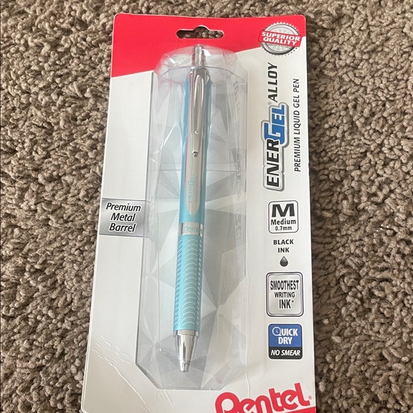EverGel Alloy Gel Pen - Black Ink, Silver and Blue - Picture 1 of 3